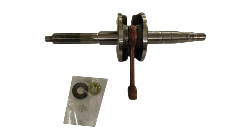 CRANKSHAFT ASSY with 12 mm threaded stub