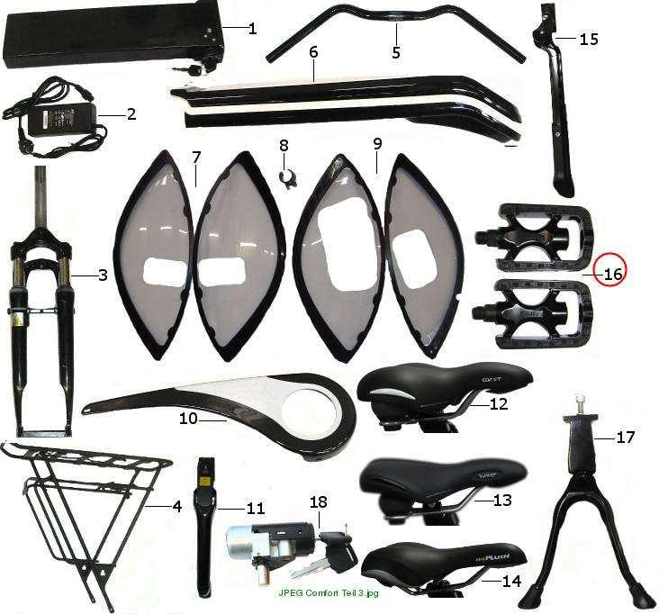"Pedal WELLGO C-33 9/16"""