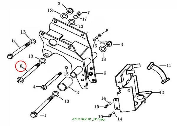 BOLT,HEX,SOCKET HEAD M10×115×1.25