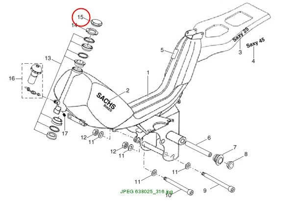 LOCK NUT Saxy 25/45