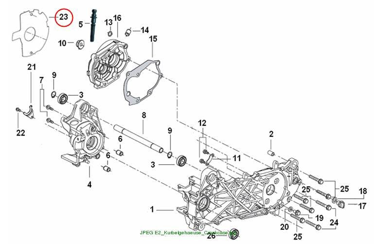 Crankcase gasket