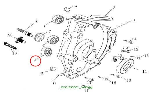 BEARING 6203
