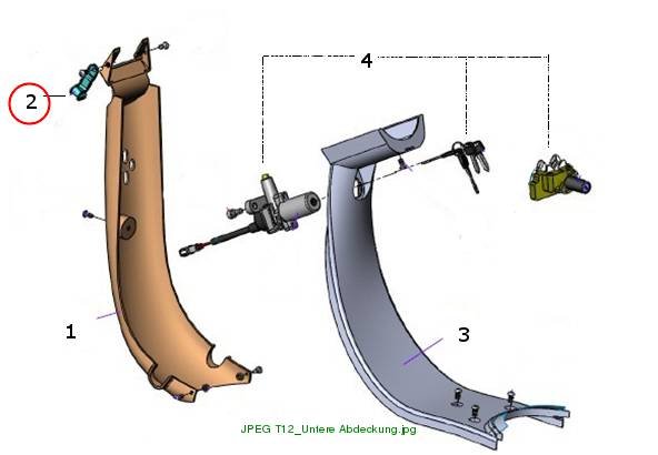 Cable holder, left