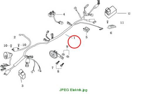 Hauptkabelstrang ZZ50 ovaler stecker