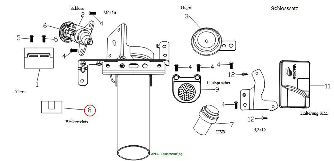 Turn signal relay E1+R