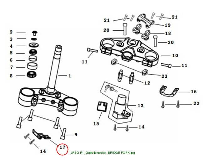 Halter Scheinwerfer