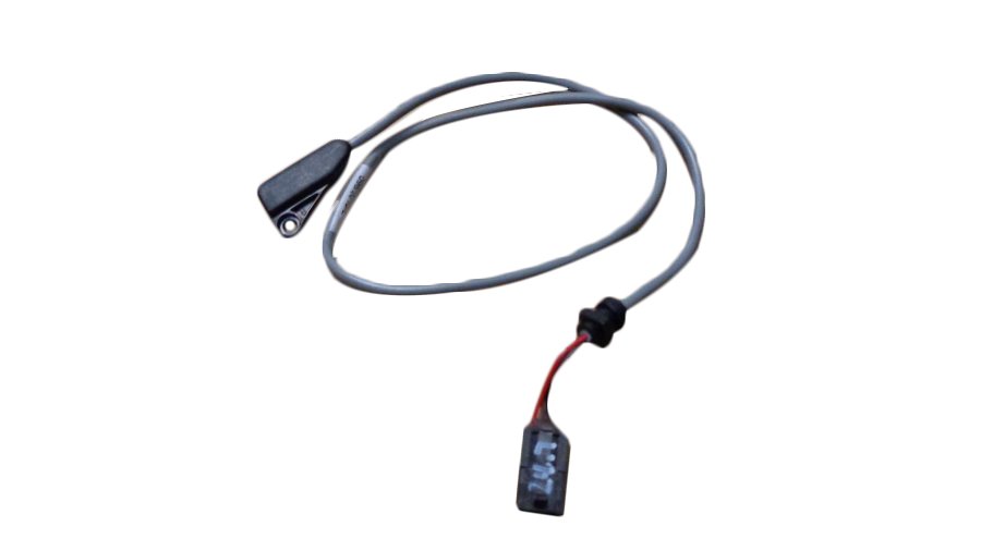 Brake cable end cap 400mm silver