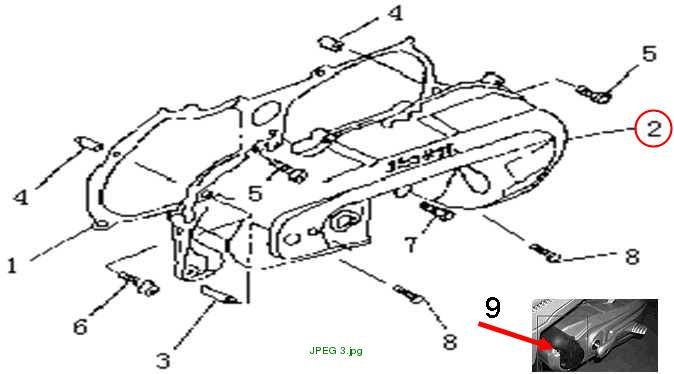 L CRANKCASE COVER (QJ Motor)