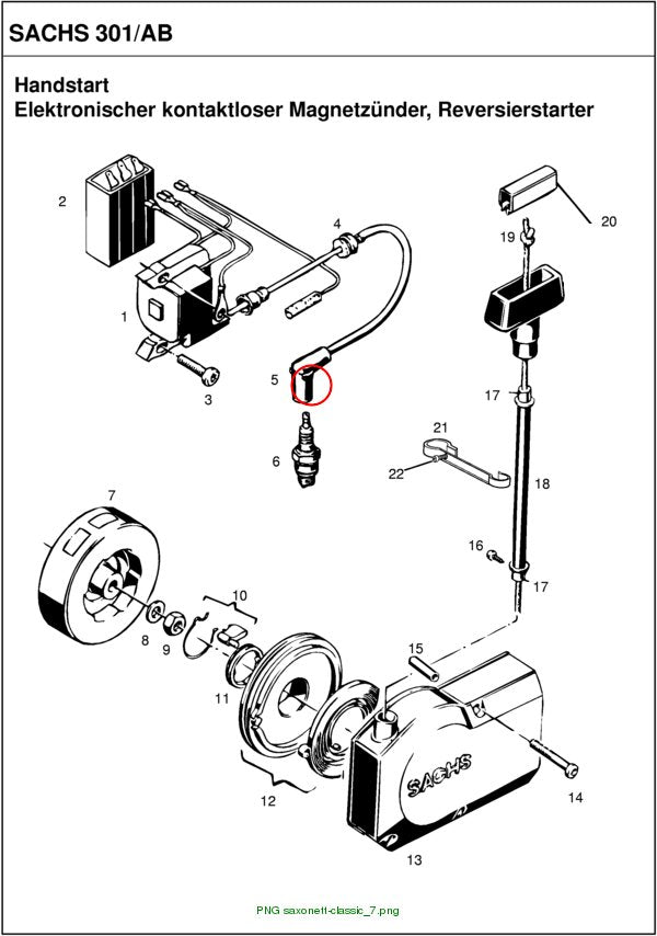 SPARK PLUG CONNECTOR f. SA nut