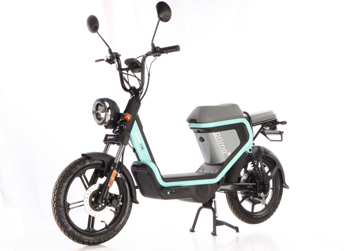 SAXXX Prima E 1000W 48V 20Ah 45 km/h türkis/grau