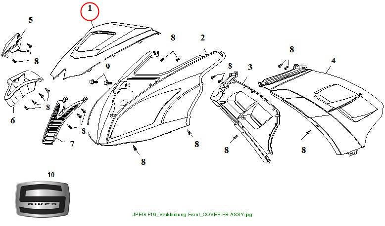 Front panel white