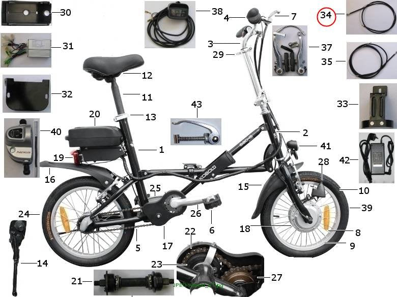 Front brake cable
