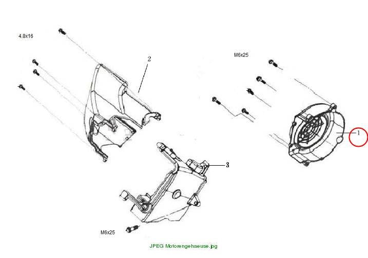 Engine cover SFM Bee125