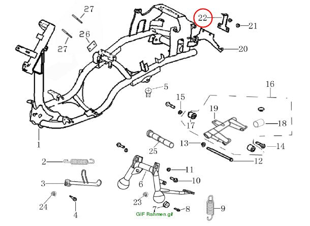 Bracket.Fuel Tank