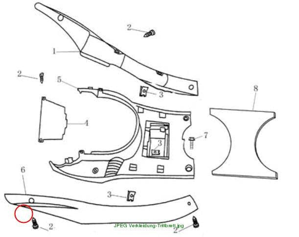 FR,Mounting. Right Side(metallic white)