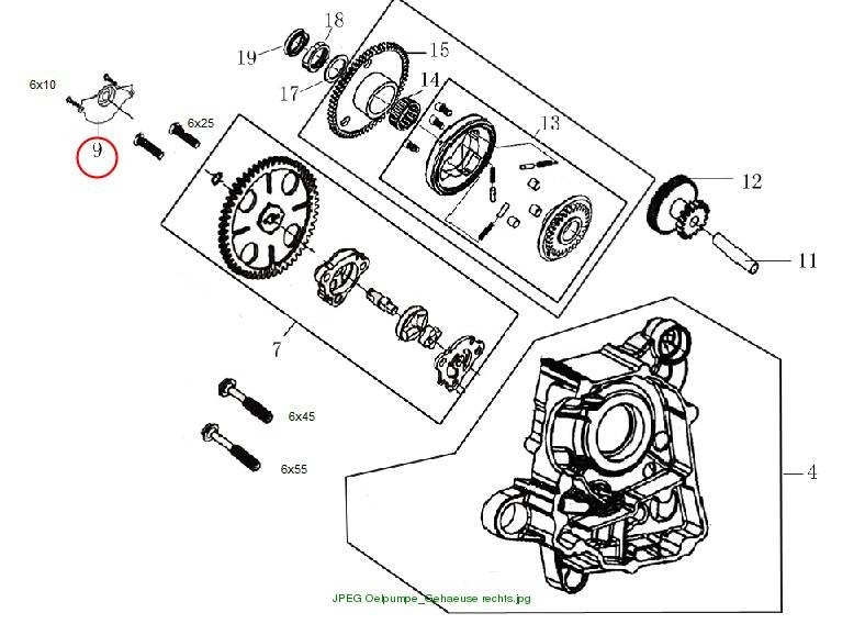 Oil pump cover