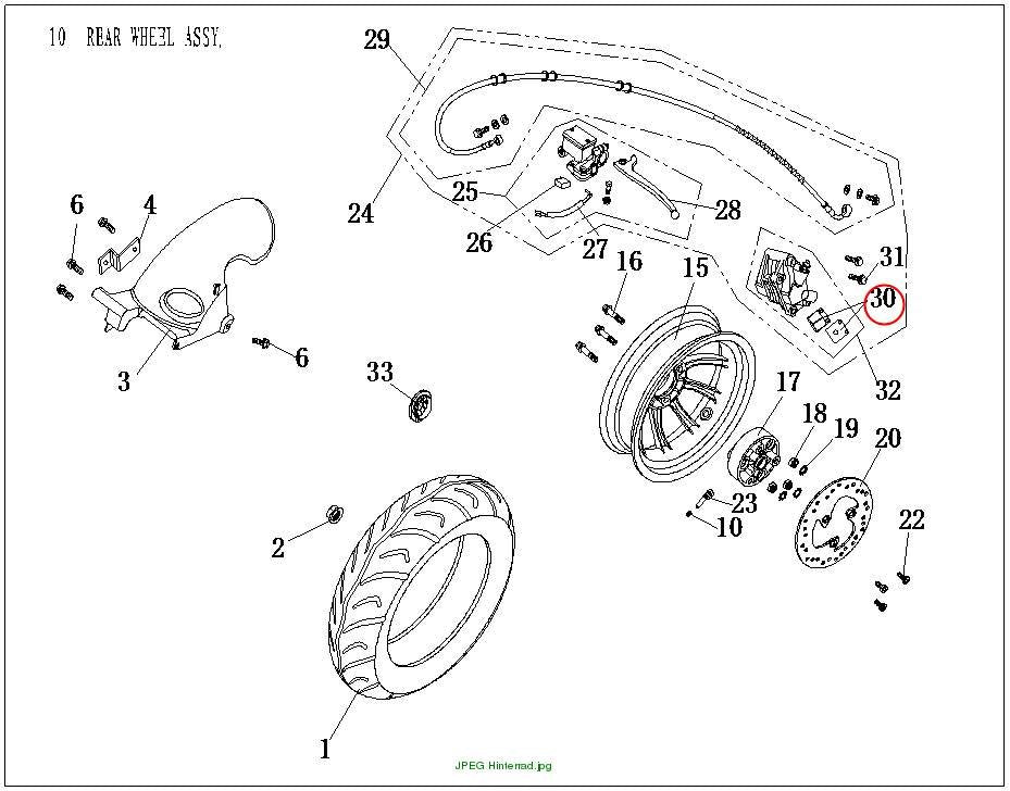 BRAKE PAD KIT,RR.