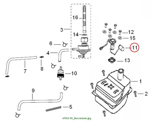 Benzinstandgeber