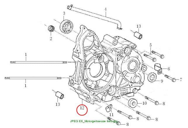LEFT CRANKCASE HALF