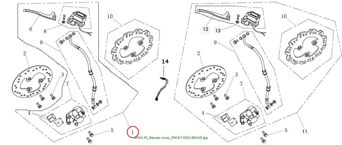 DISC BRAKE ASSY., FR. MODEL 1 REAR DRU