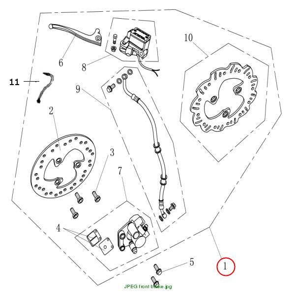Front brake disc Wave