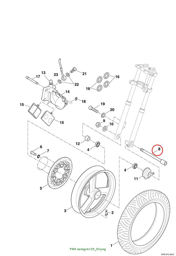 AXLE D25