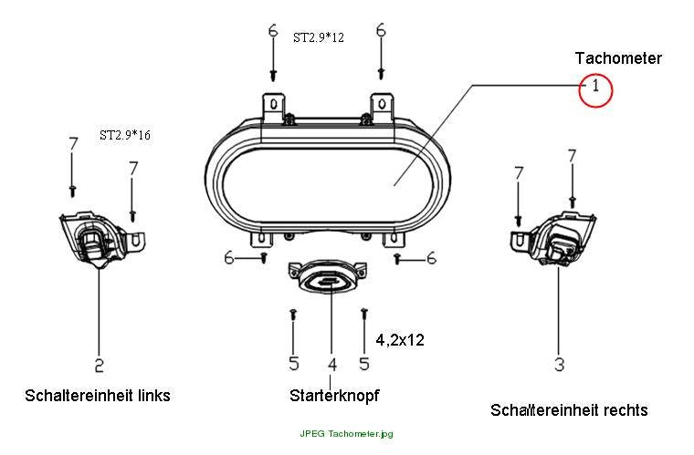 Tachometer E1S