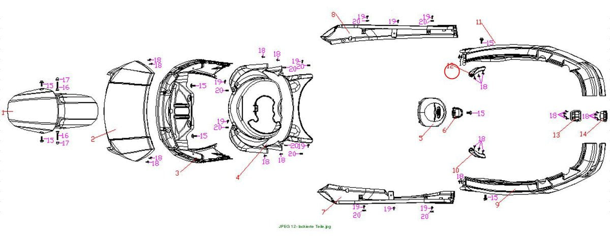 Fastening board for right-hand paneling