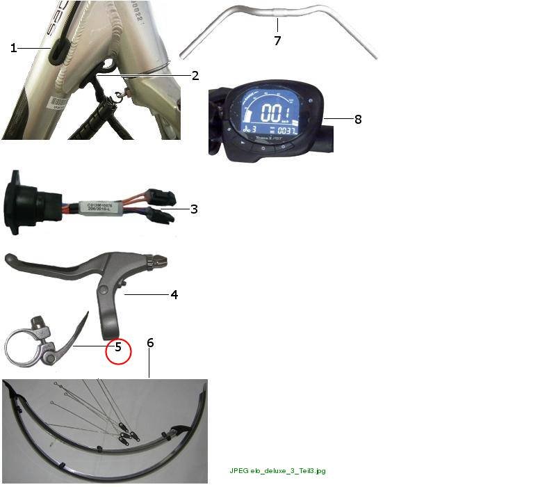 Sattelstütze Klemmbolzen Elo-Bike deluxe