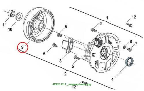 FLY WHEEL ASSY(17)