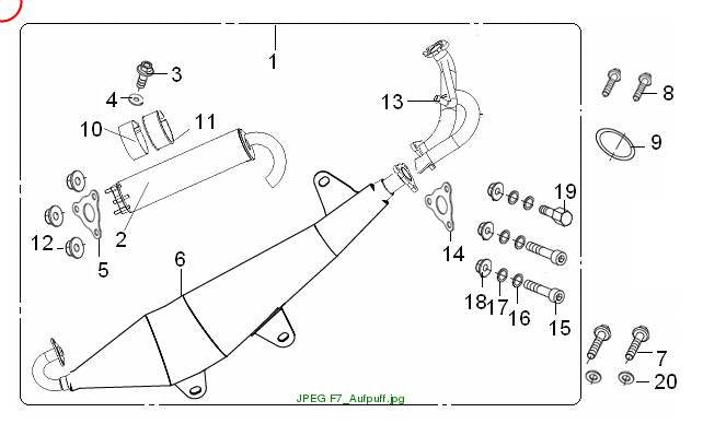 Complete exhaust 45 km/h