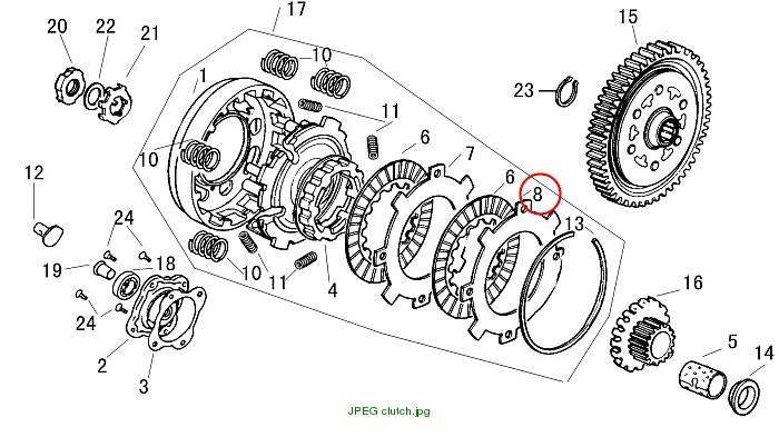 UPPER PLATE CLUTCH