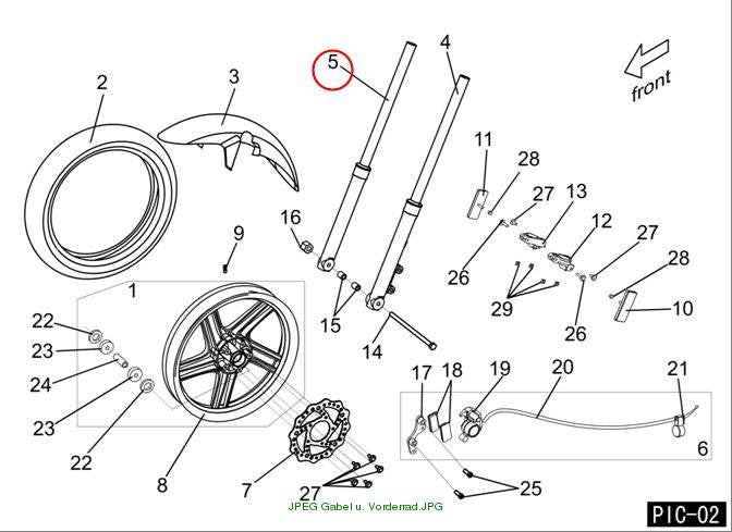 FORK LEG RH