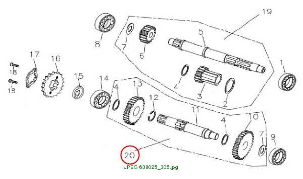 Countershaft Comp