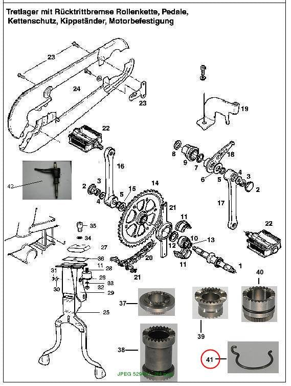 BRAKE SPRING bottom bracket w/ RTR