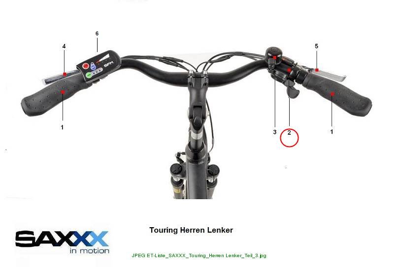 Microshift TS71-7R Shimano-compatible touring shifter (men's)