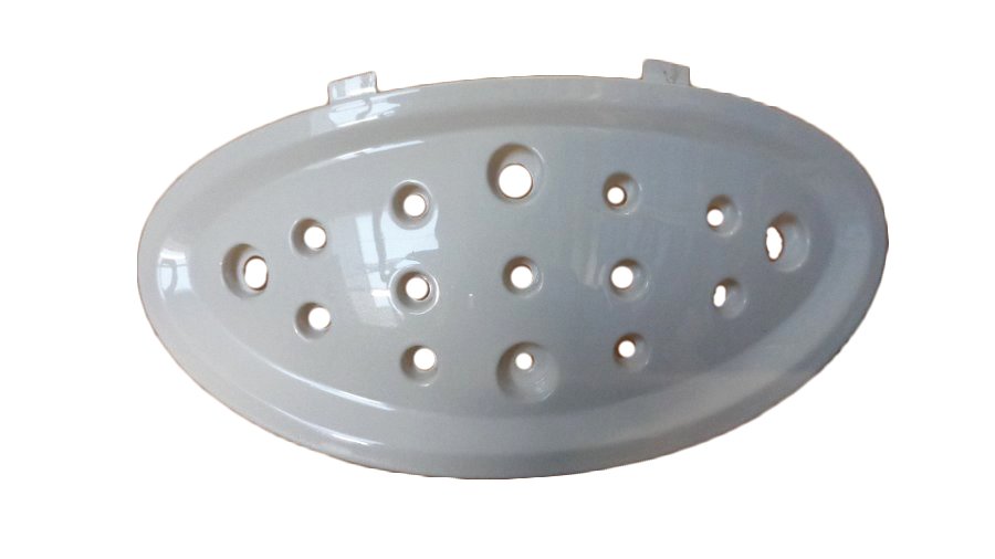 Small center cover (metallic white)