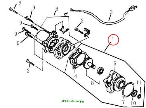 STARTING MOTOR ASSY