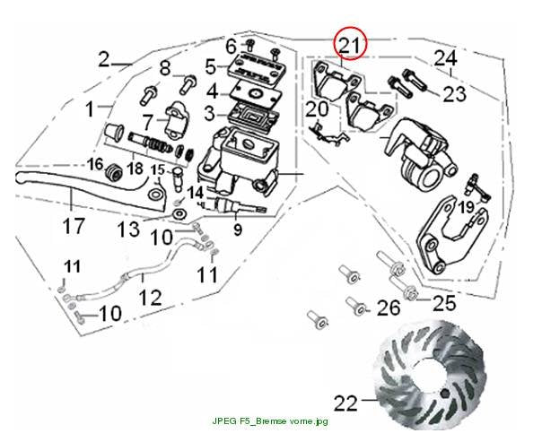Bremsbelagsatz SFM Speedforce ab 2011 vorne