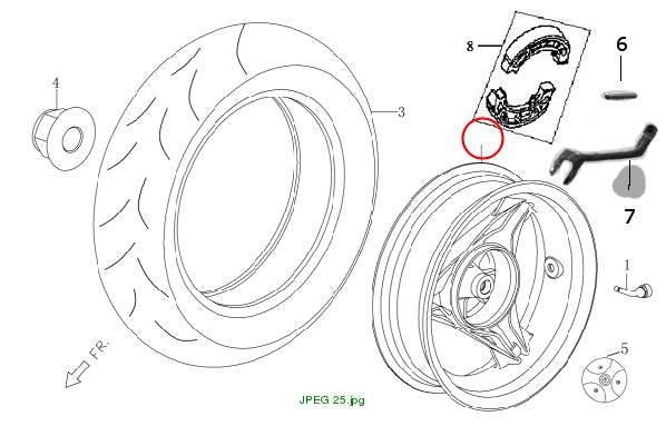 RR.Wheel rim Assy. grau