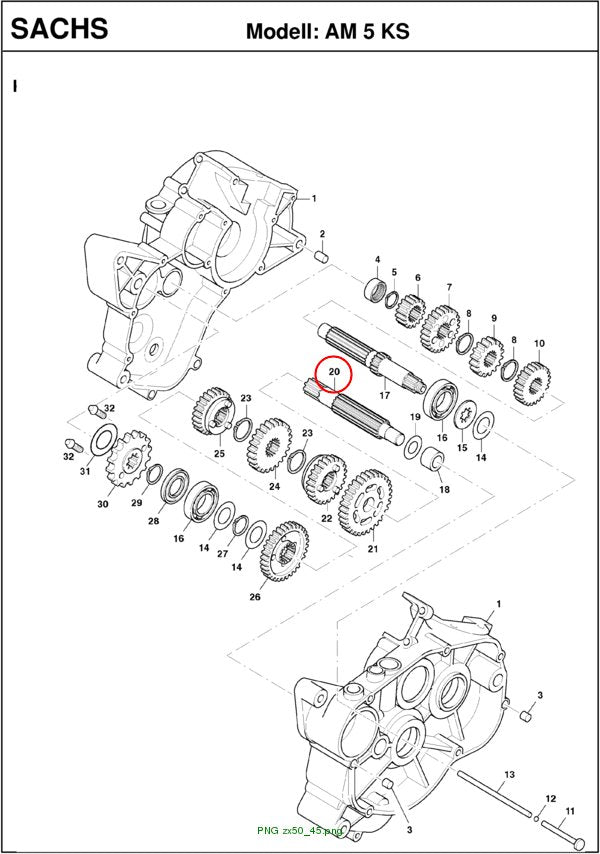REAR AXLE SHAFT