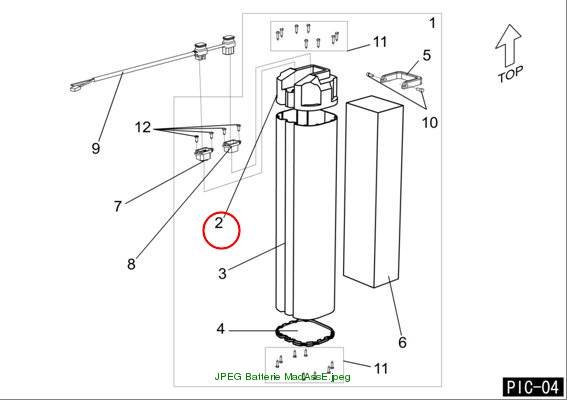 BATTERY COVER TOP