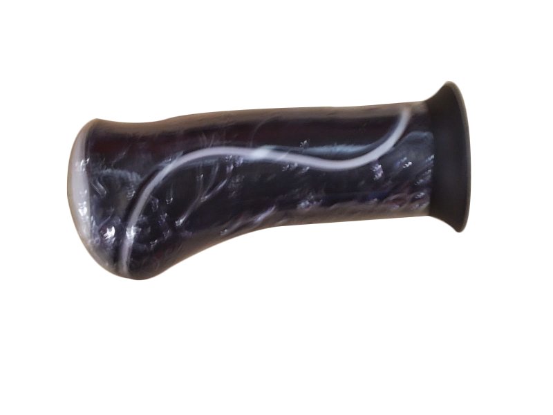 Griff 11,3cm, schwarz m. w. Streifen