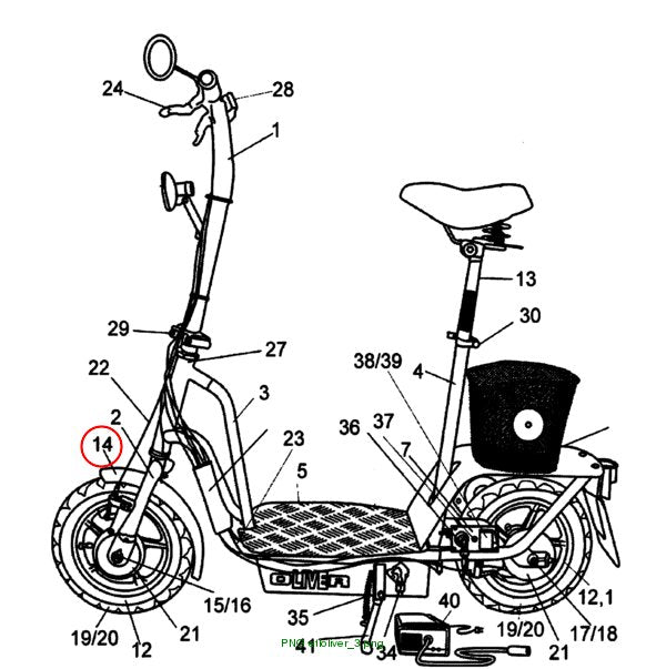 Front mudguard