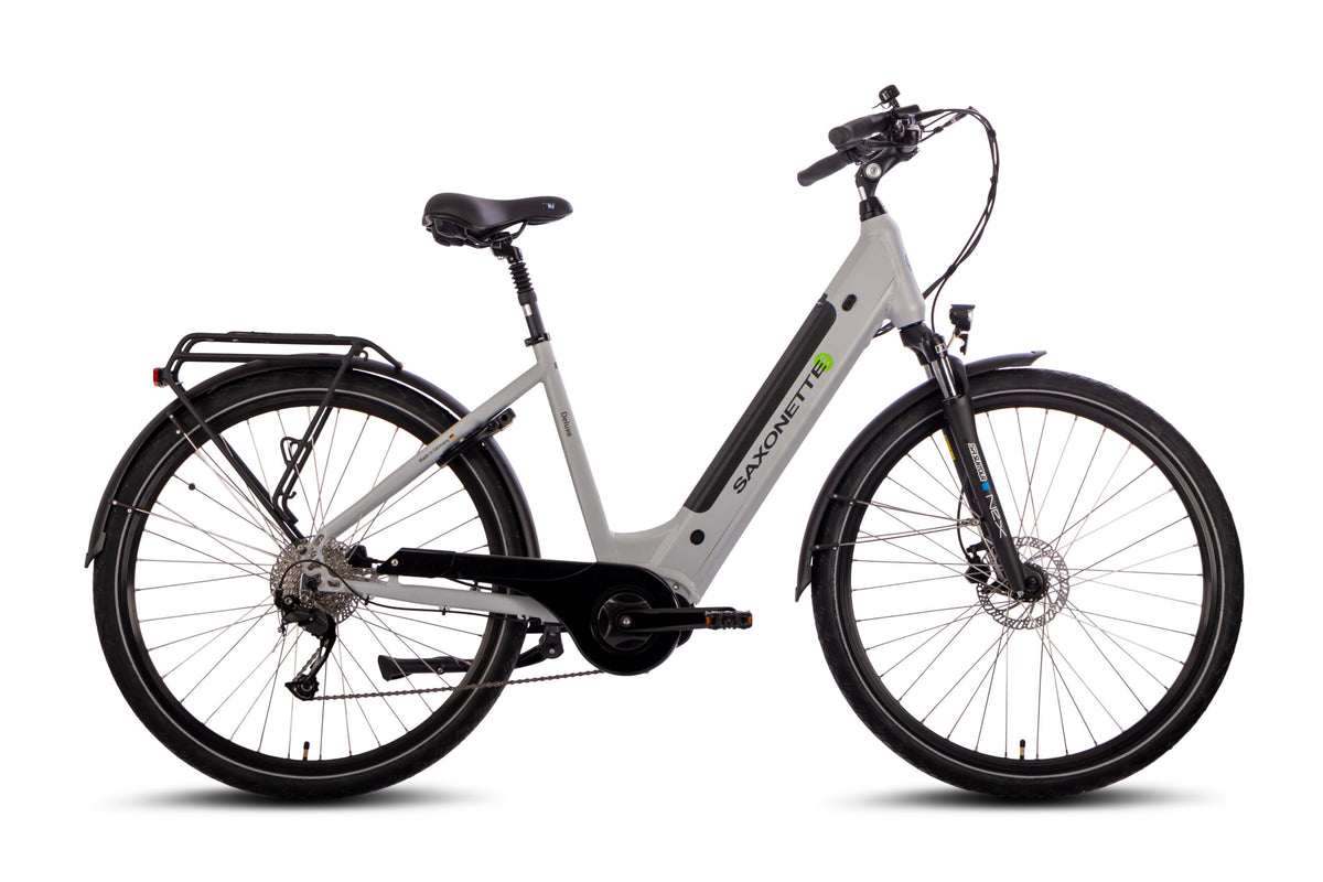 SAXONETTE Deluxe Sport (Wave) U28x45 9GKetteFL FG 11,6Ah MM silber matt