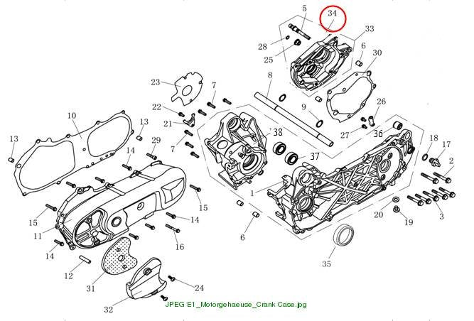 MISSION CASE ASSY., MODEL 2