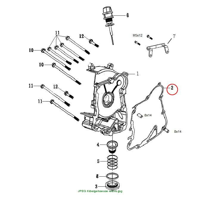 Right cover gasket