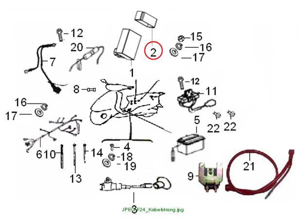 Rubber mounting for CDI