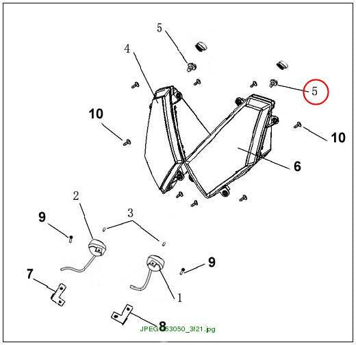 BULB 1, HEADLIGHT 12V 15W