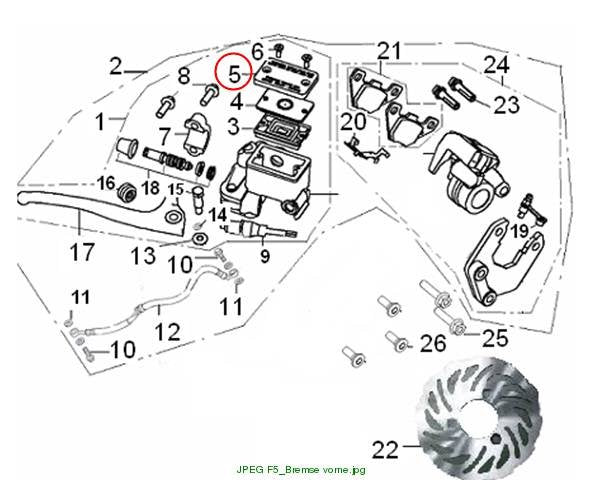 Brake fluid reservoir cap